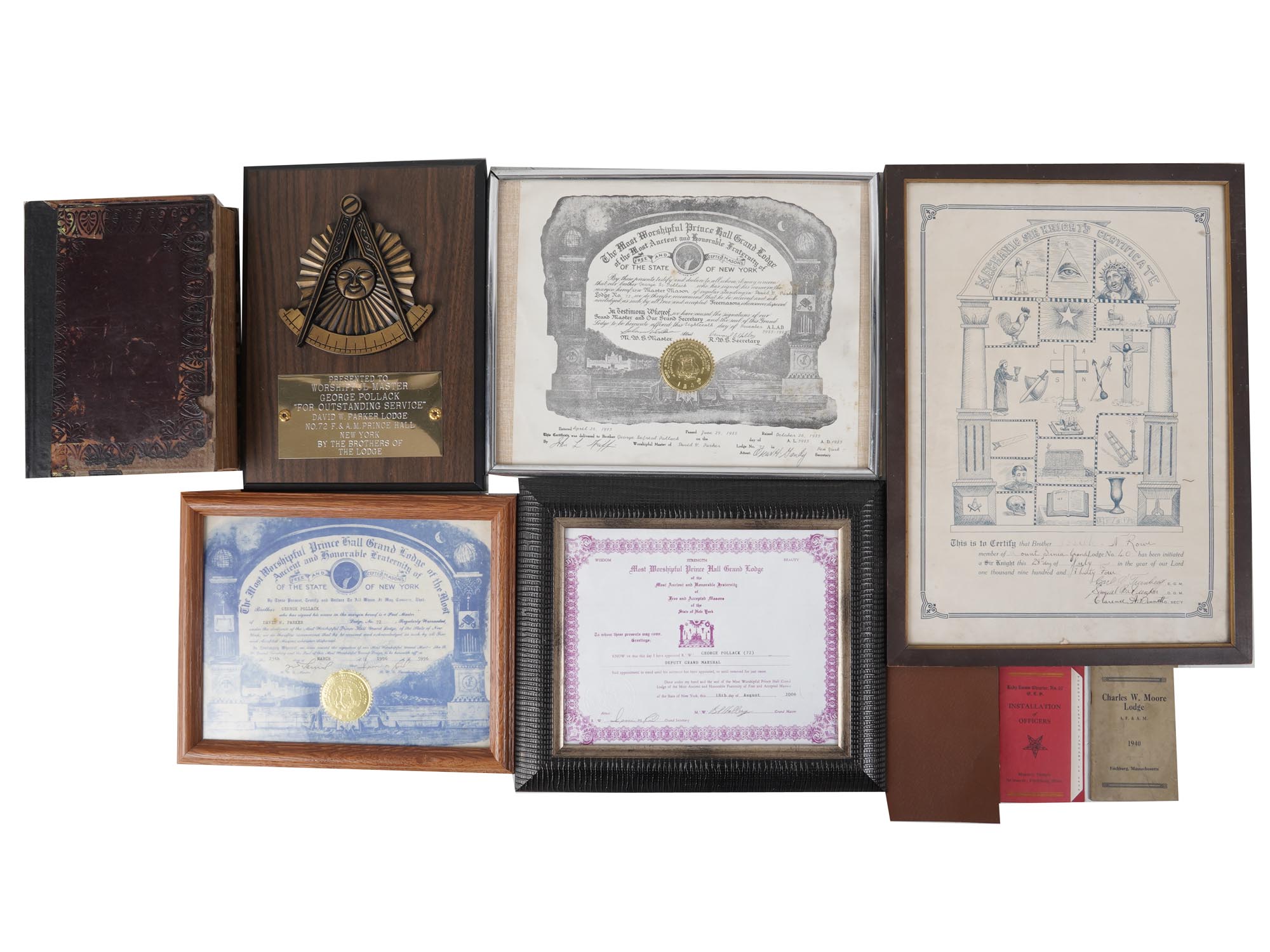 GROUP OF AMERICAN MASONIC AND PATRIOTIC DOCUMENTS PIC-0